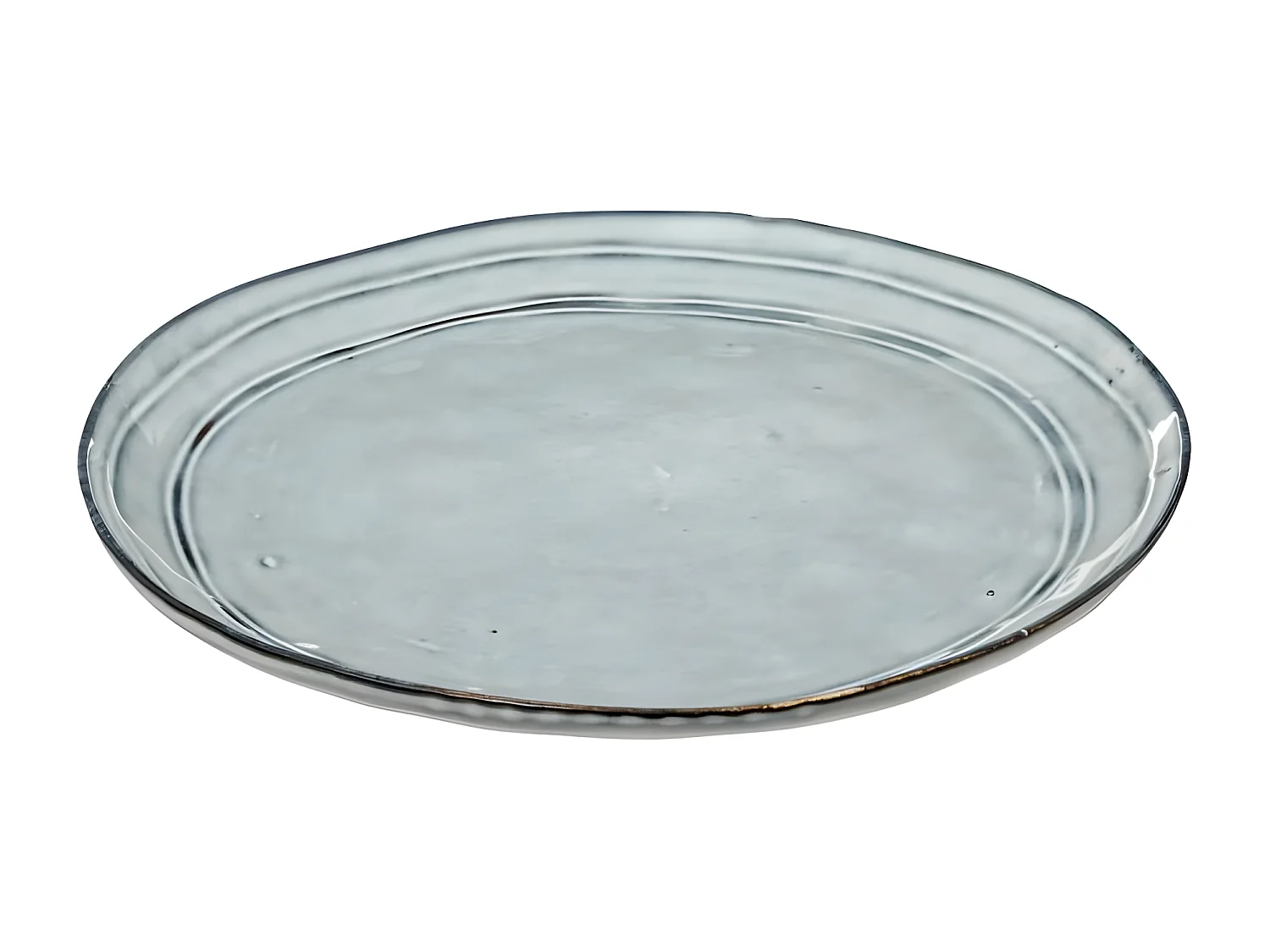 Service de Table 12 Pièces "Flower" 26cm Bleu