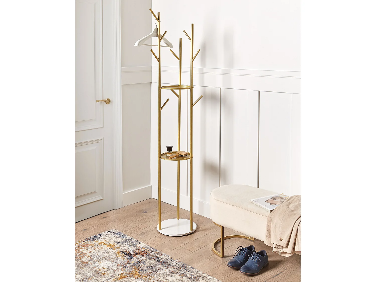 Wieszak na ubrania RALTSON Złoty