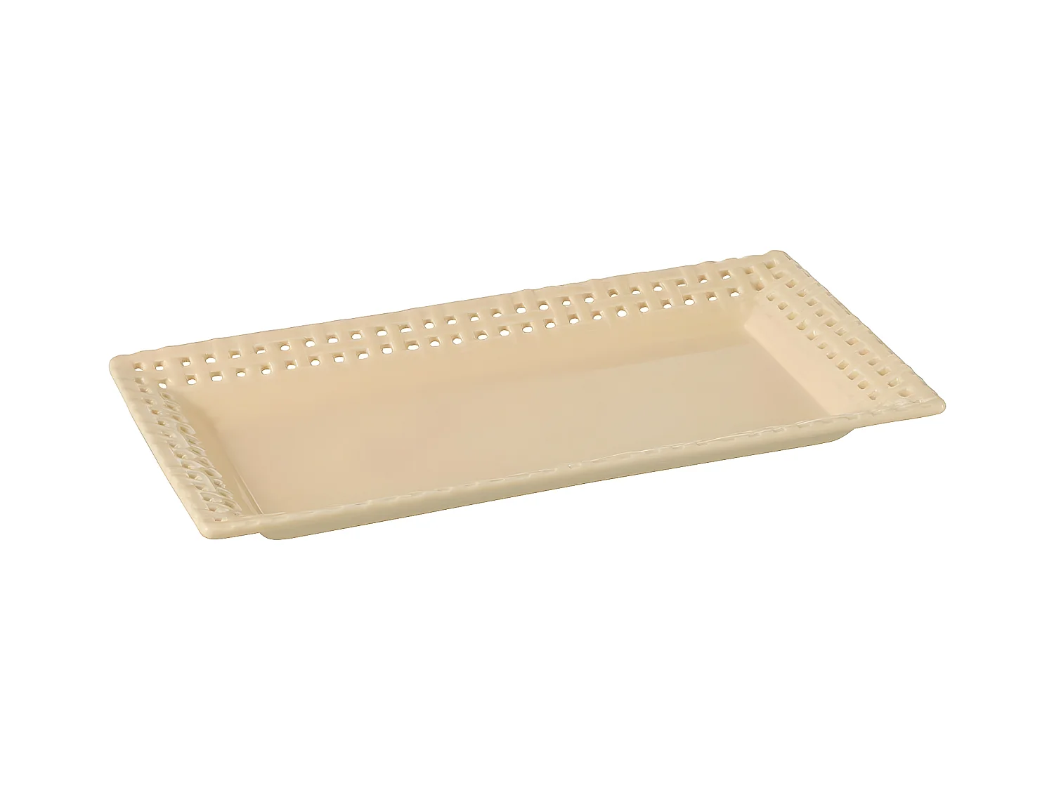 Assiette de Présentation Design "Vercer" 32cm Pêche