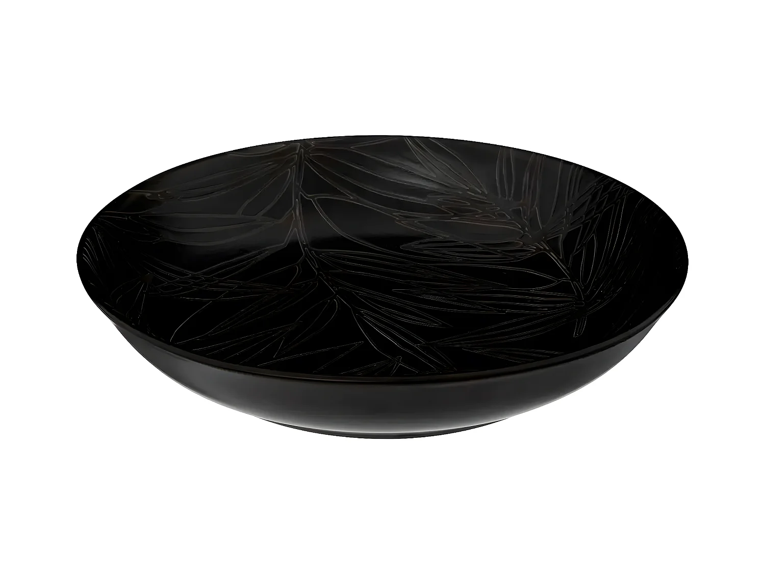Lot de 6 Assiettes Creuses "Vegy" 19cm Noir