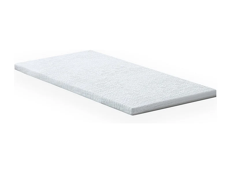 Surmatelas déhoussable Mousse Haute Résilience 35 kg 7 zones Dimensions - 90 x 200 cm