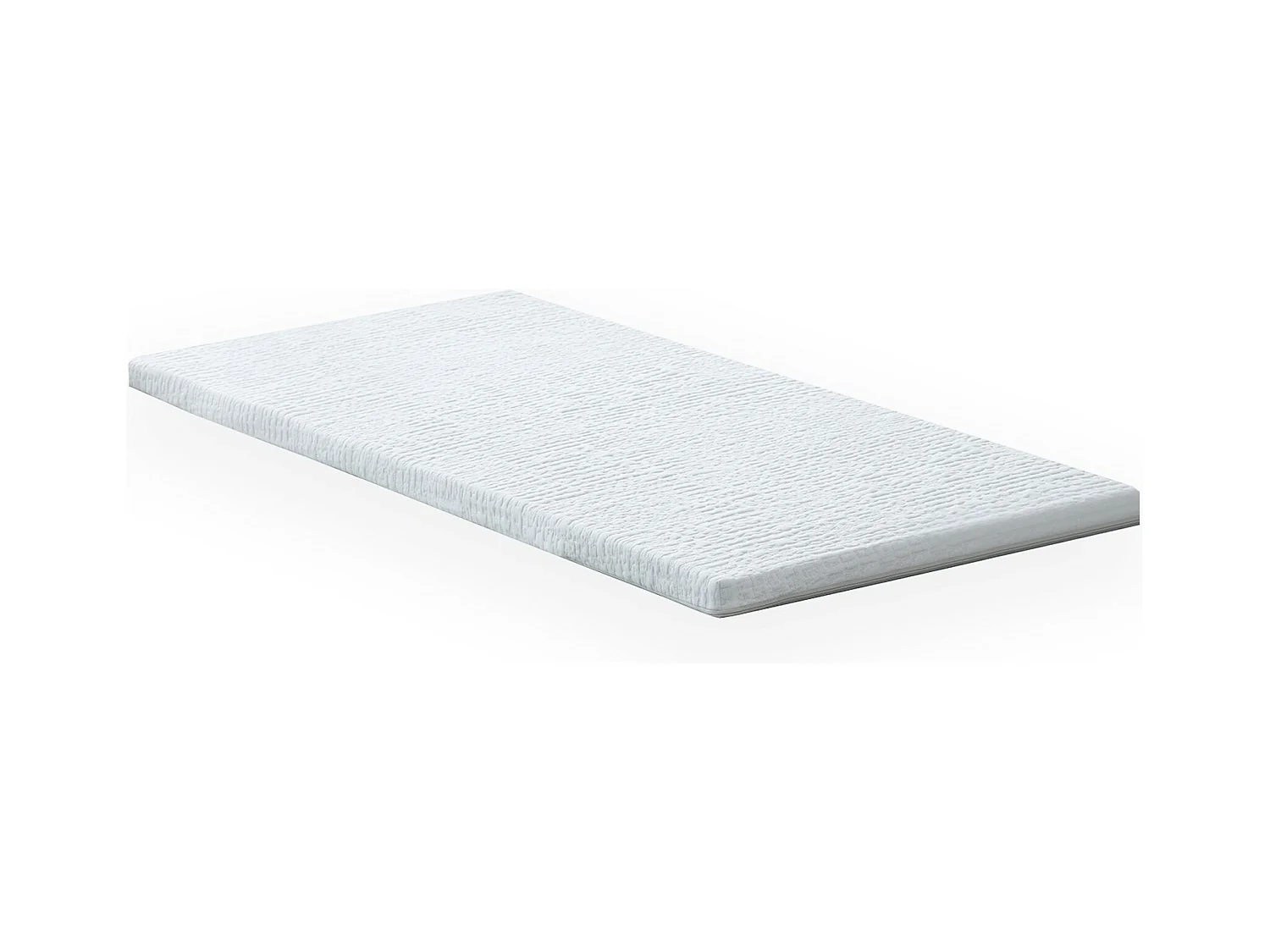 Surmatelas déhoussable Mousse Haute Résilience 35 kg 7 zones Dimensions - 80 x 200 cm