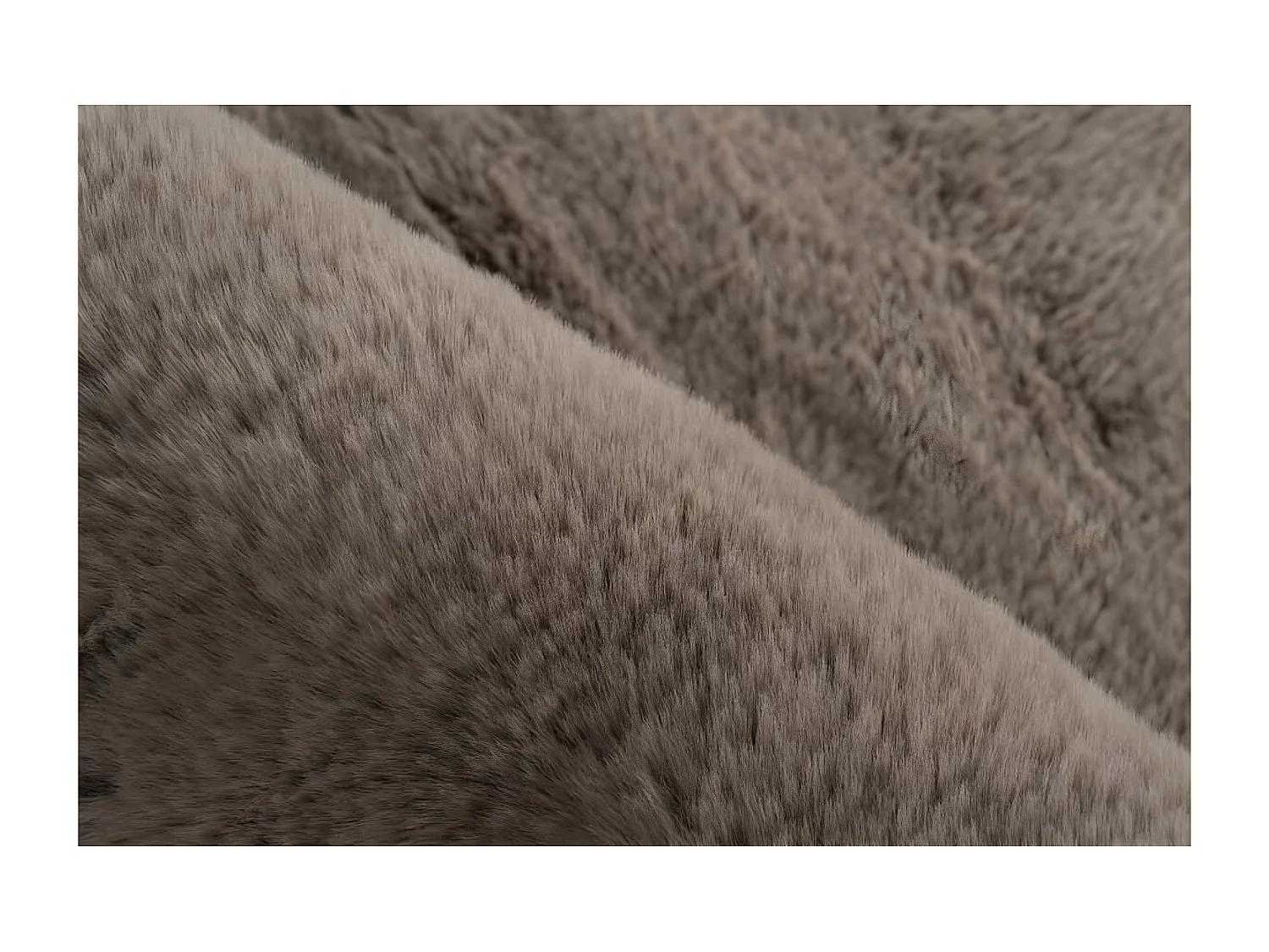 Tapis de Bain Antidérapant "Rabbit" 100cm Beige Foncé