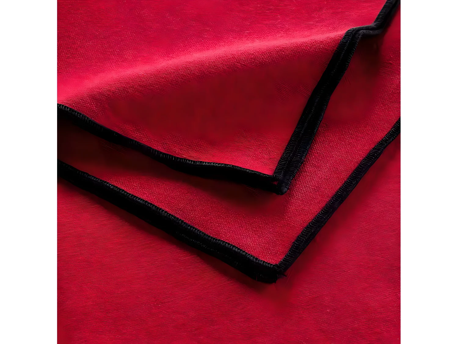 Lot de 3 Serviettes de Table "Mistraline" 40x40cm Bordeaux