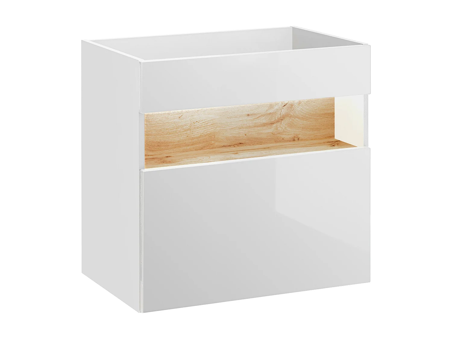 Kast Onder Wastafels BAHAMA CUW60 1D 60x46x68 Wit