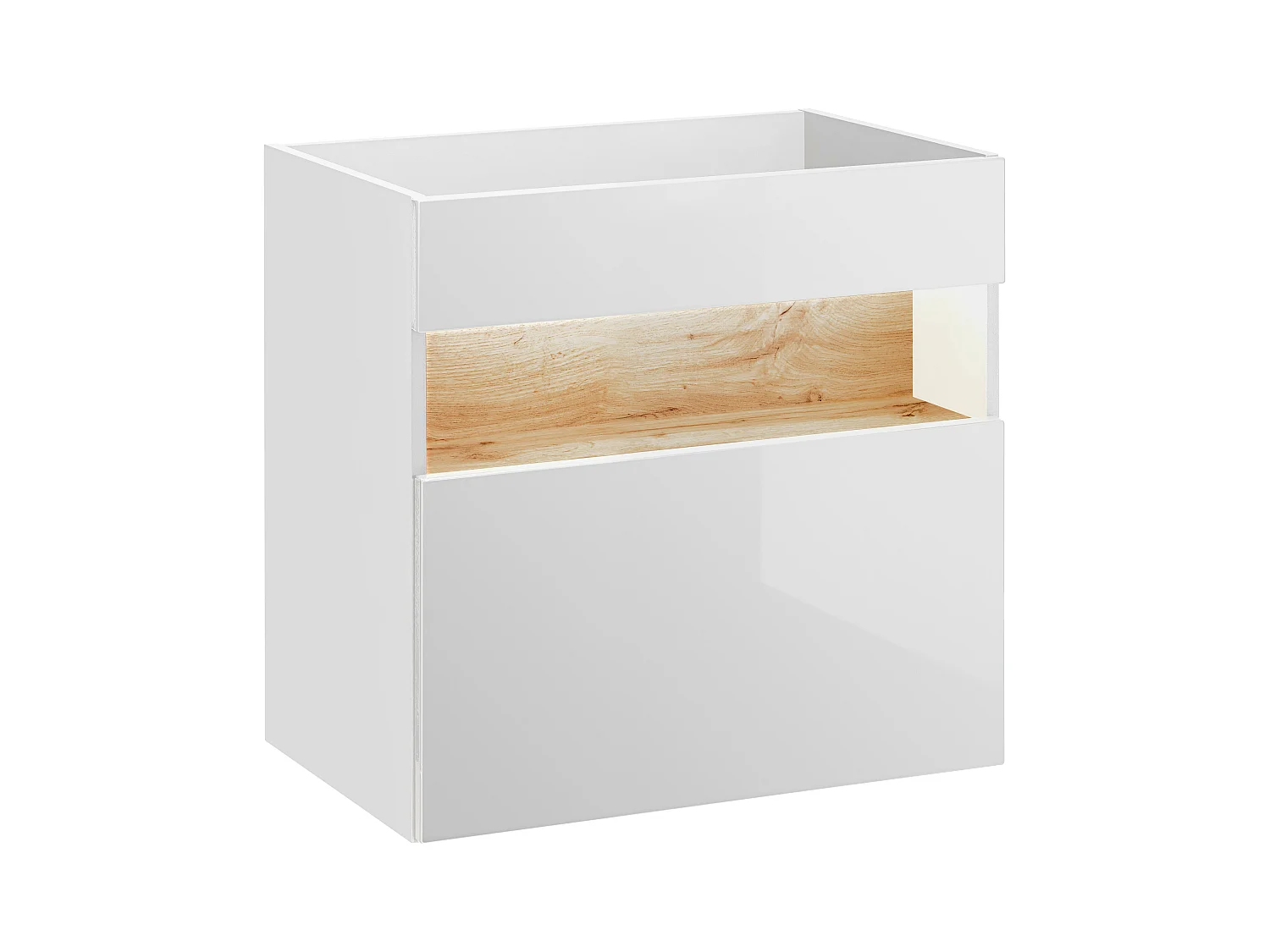 Kast Onder Wastafels BAHAMA CUW60 1D 60x46x68 Wit
