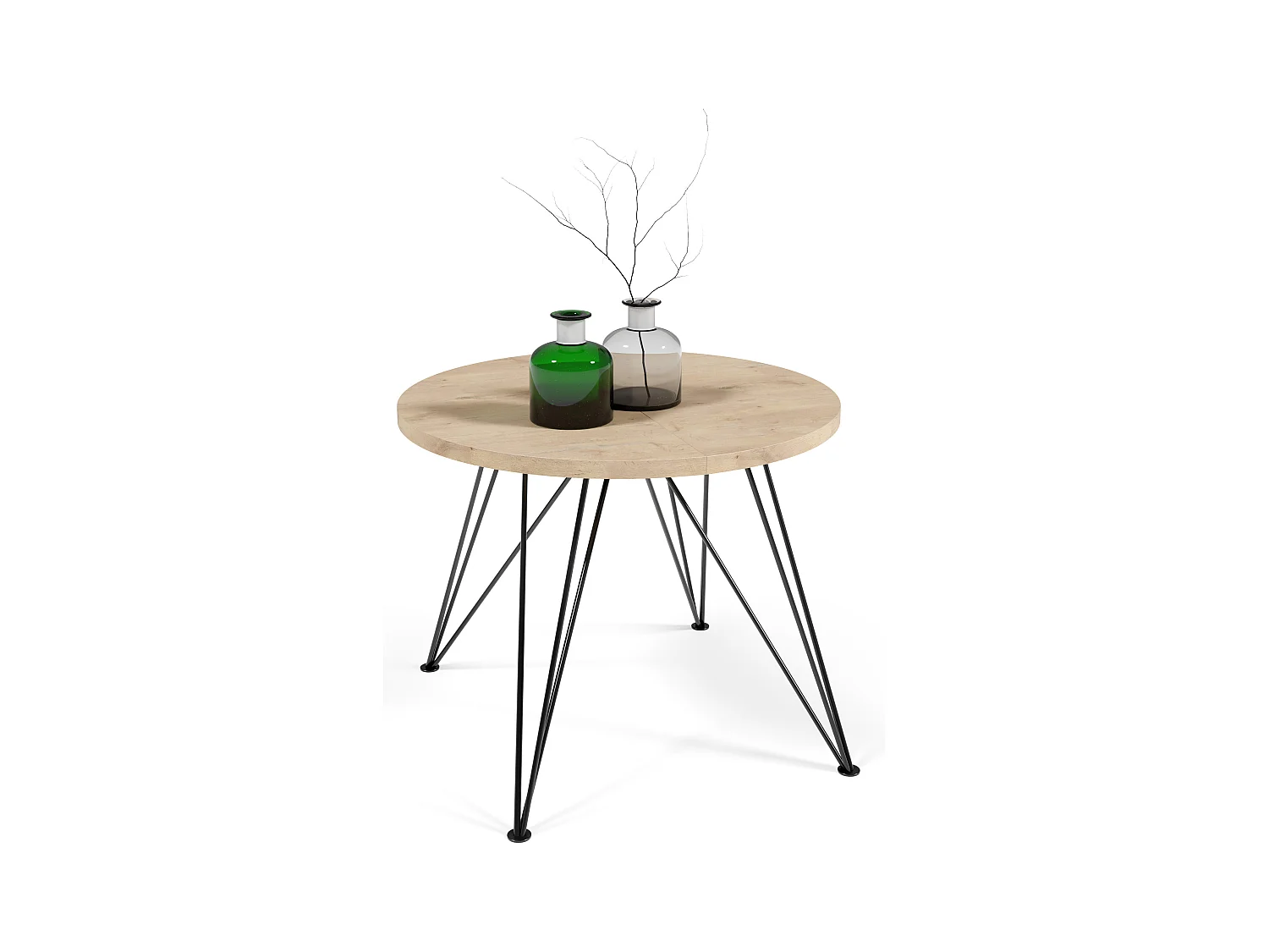Table À Manger TIAGO DT120 120x196x76 Clair naturel