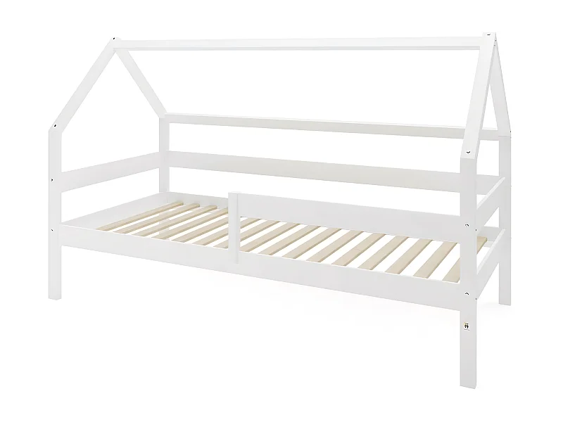 Lit Cabane SOLE HB005 97x211x134 Blanc