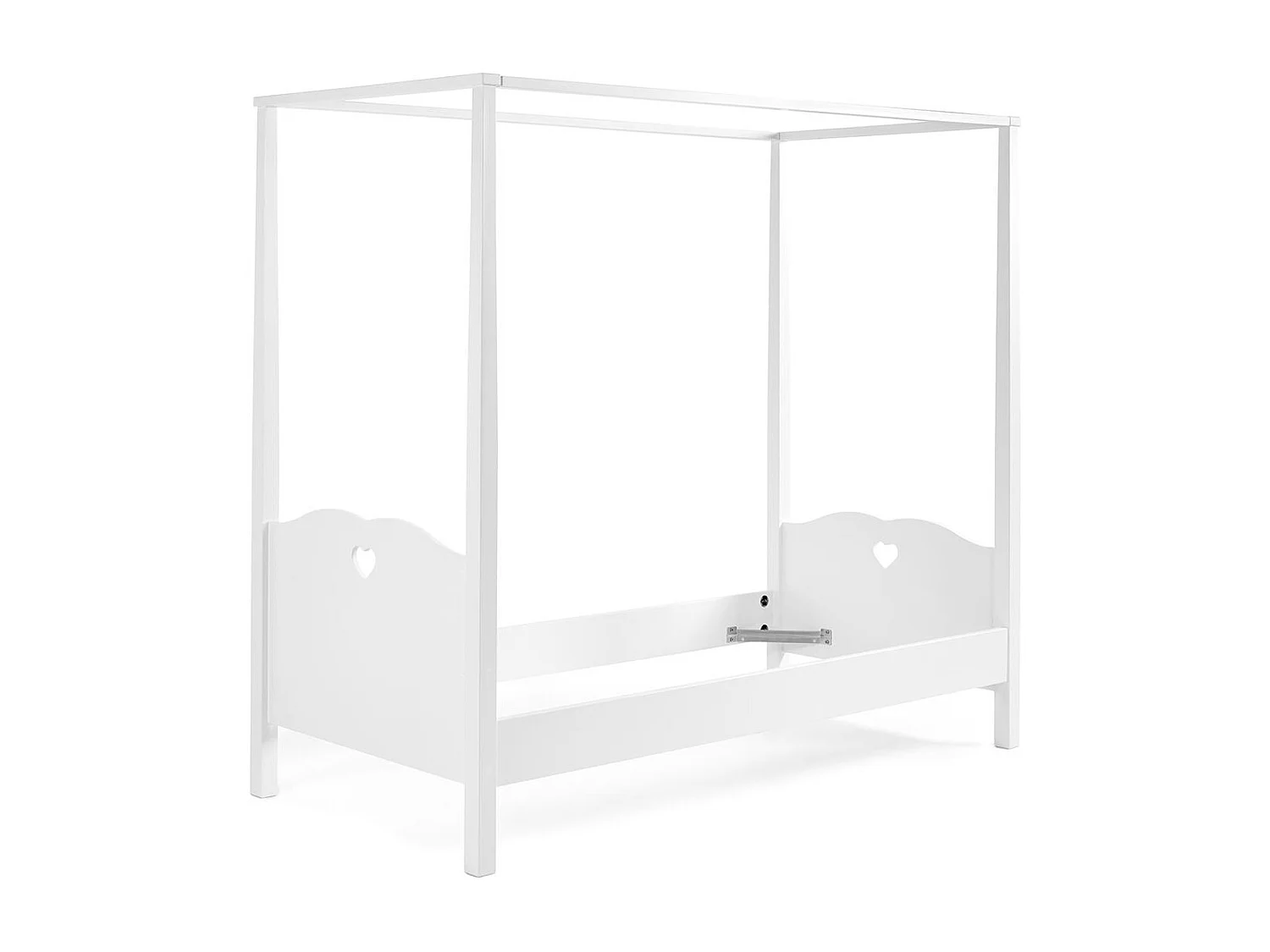 Cama de solteiro infantil AMORI KSB005 90x200 cm Branco