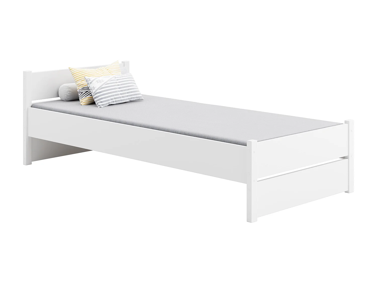 Lit Enfant MARCEL KSB005 97x207x65 Blanc