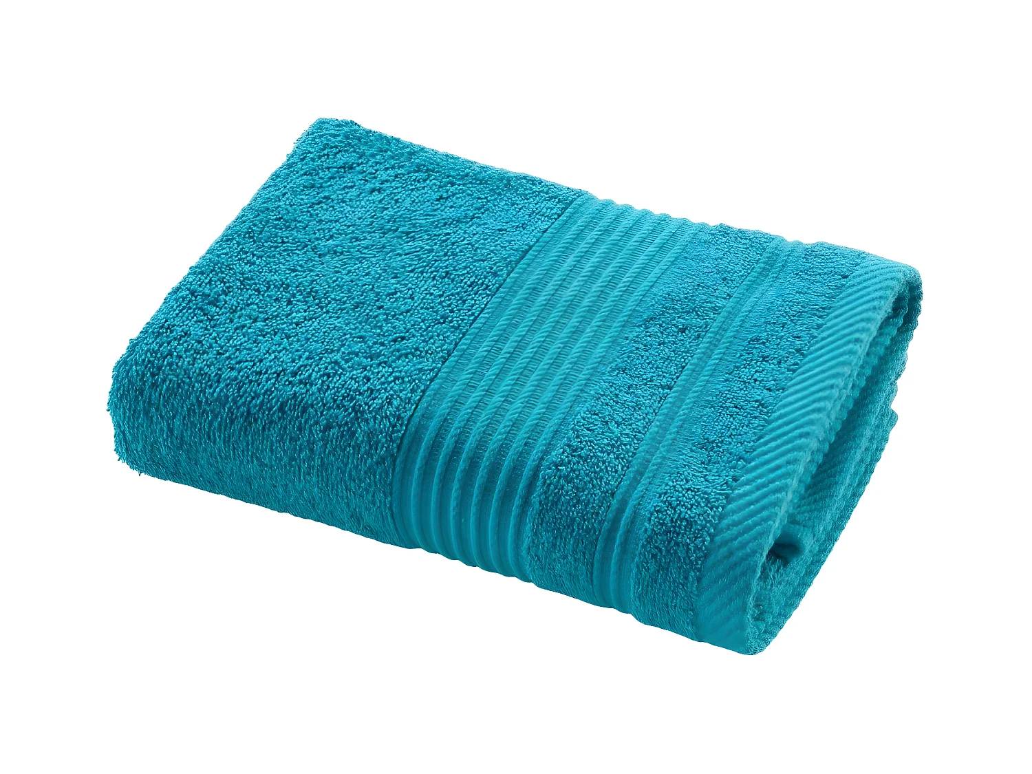 Serviette de Toilette "Tendresse" 50x90cm Bleu Paon