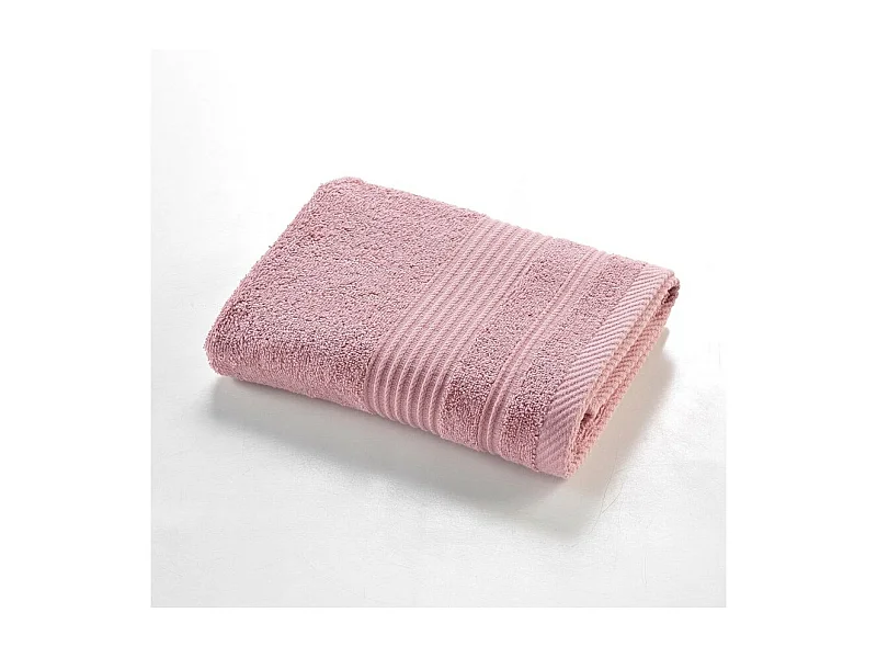 Serviette de Toilette "Tendresse" 50x90cm Bois de Rose