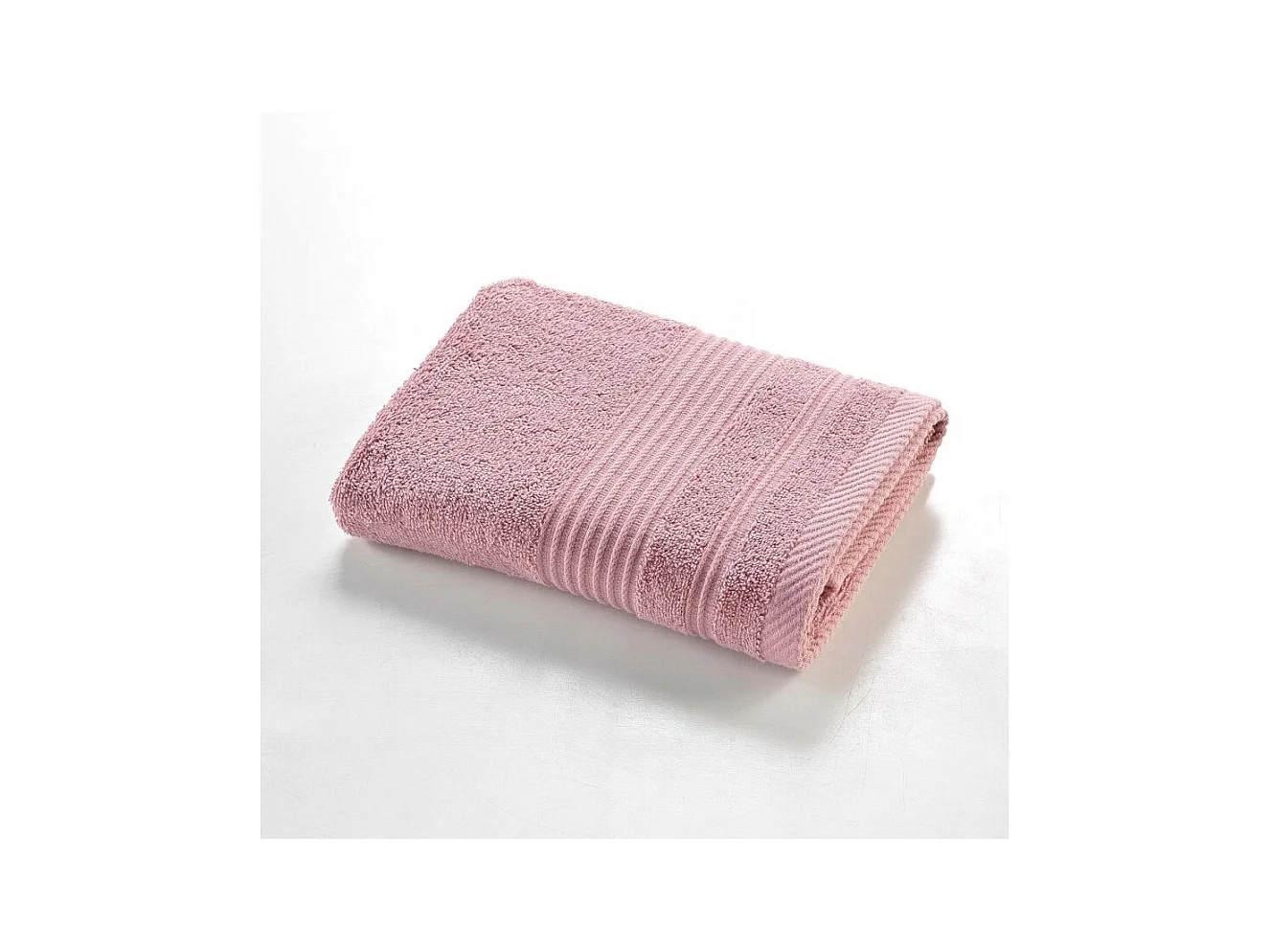 Serviette de Toilette "Tendresse" 50x90cm Bois de Rose