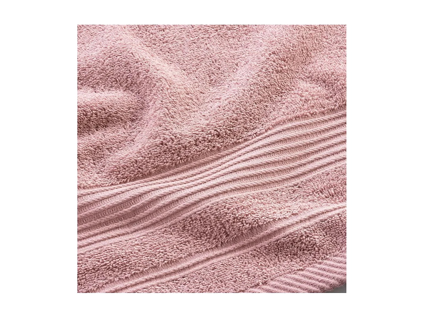 Serviette de Toilette "Tendresse" 50x90cm Bois de Rose