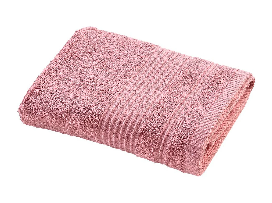 Serviette de Toilette "Tendresse" 50x90cm Bois de Rose