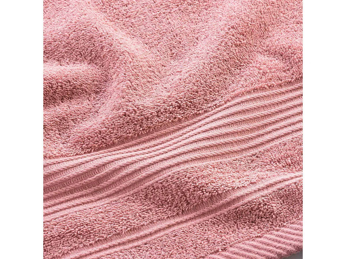 Serviette de Toilette "Tendresse" 50x90cm Bois de Rose