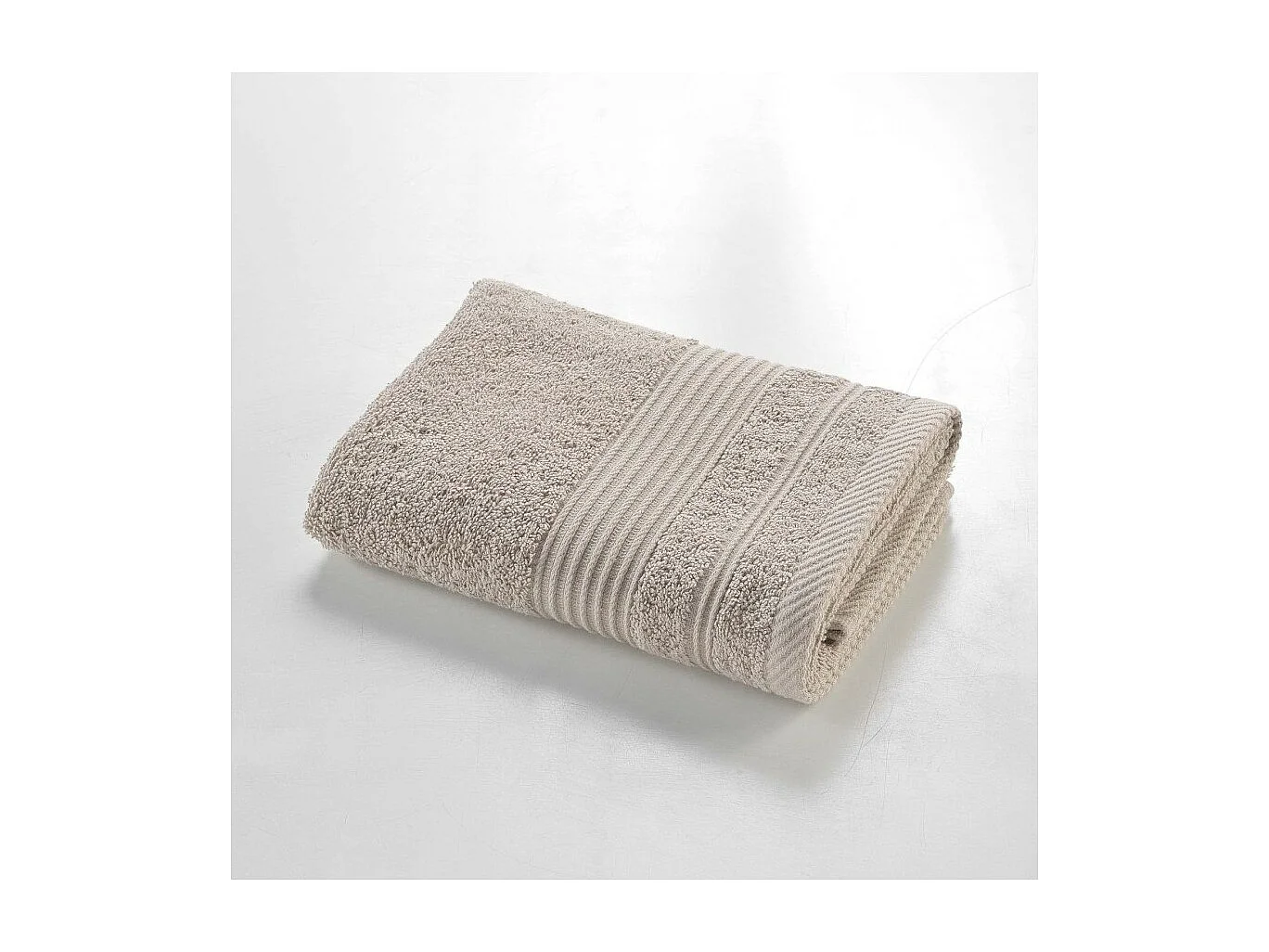 Serviette de Toilette "Tendresse" 50x90cm Taupe