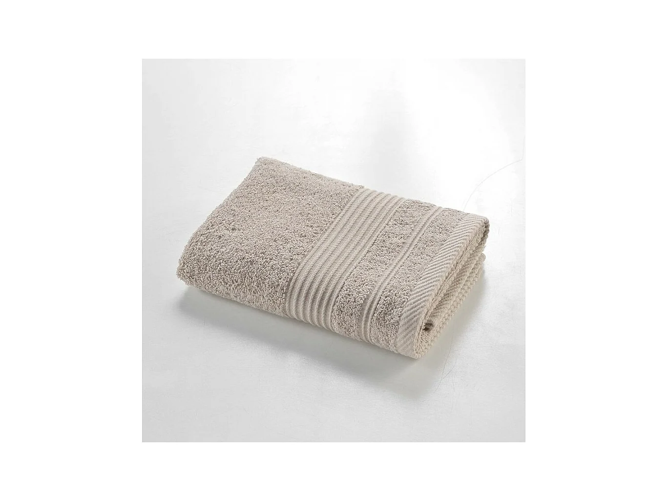 Serviette de Toilette "Tendresse" 50x90cm Taupe