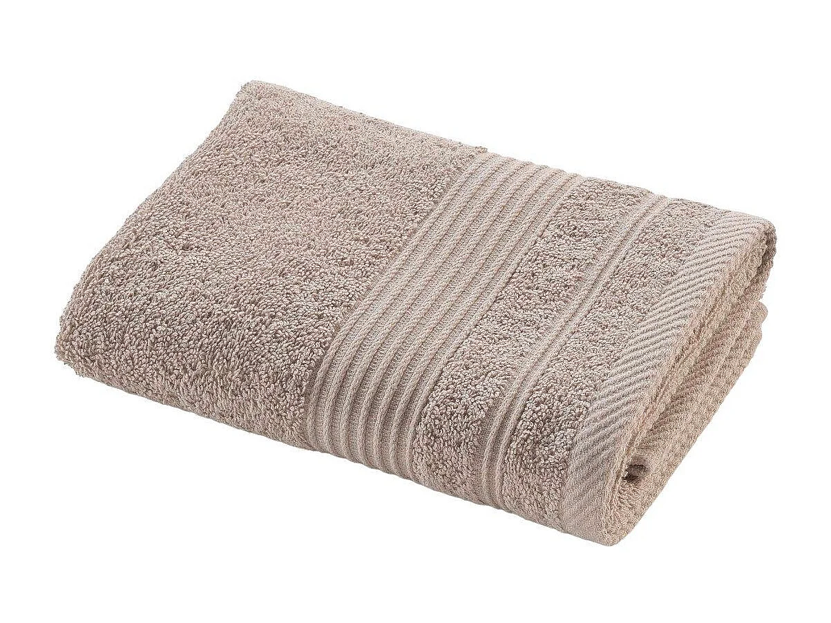 Serviette de Toilette "Tendresse" 50x90cm Taupe