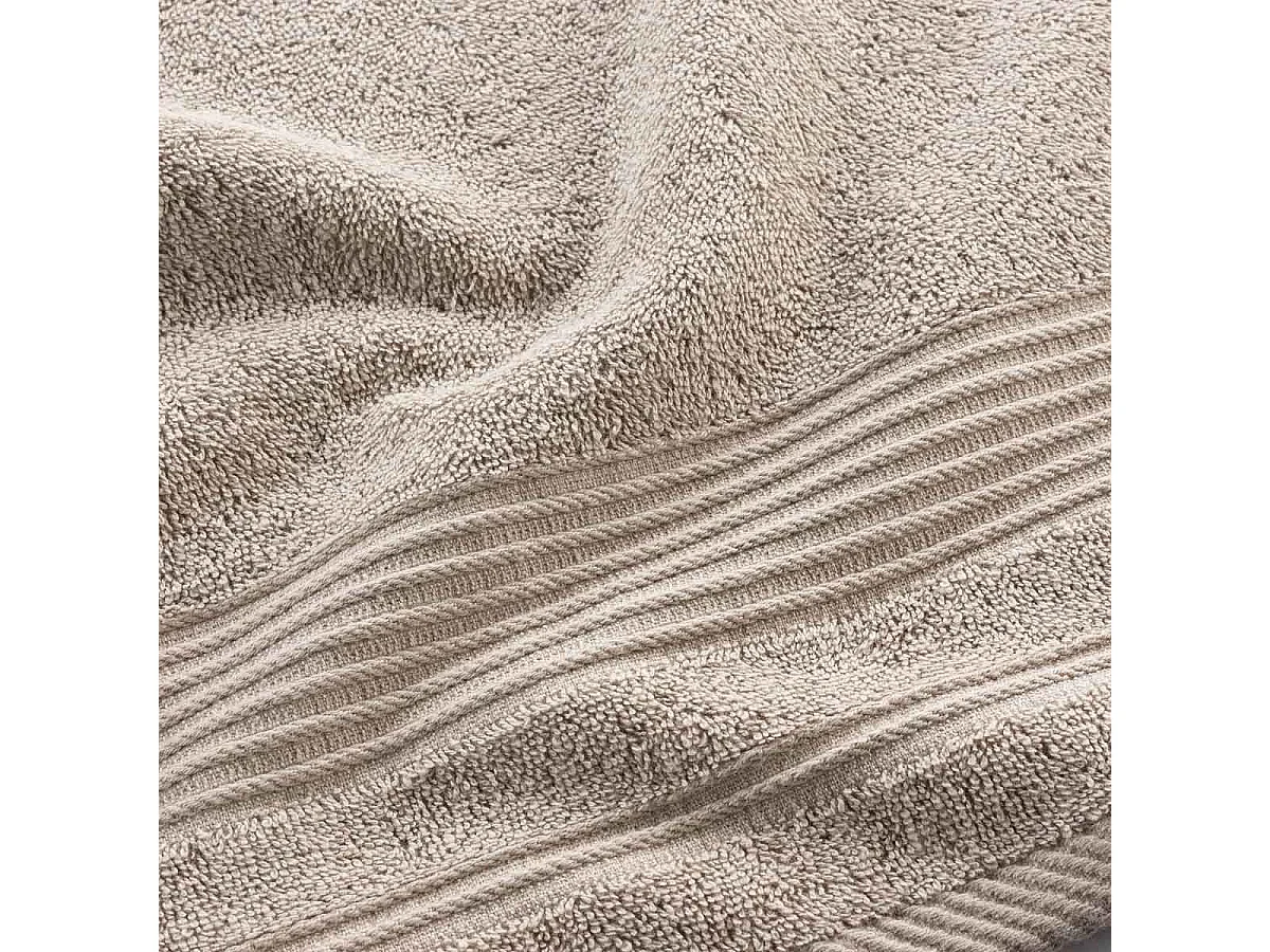 Serviette de Toilette "Tendresse" 50x90cm Taupe