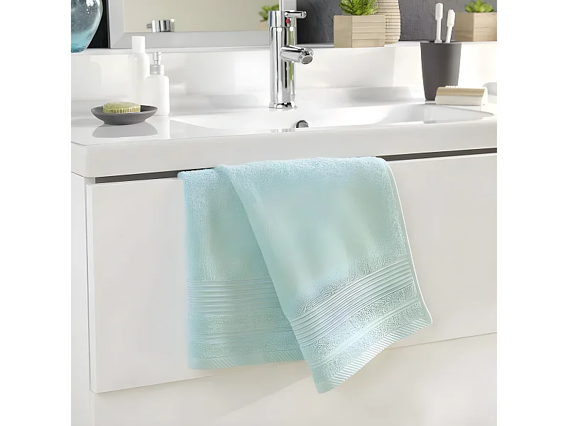 Serviette de Toilette "Tendresse" 50x90cm Céladon
