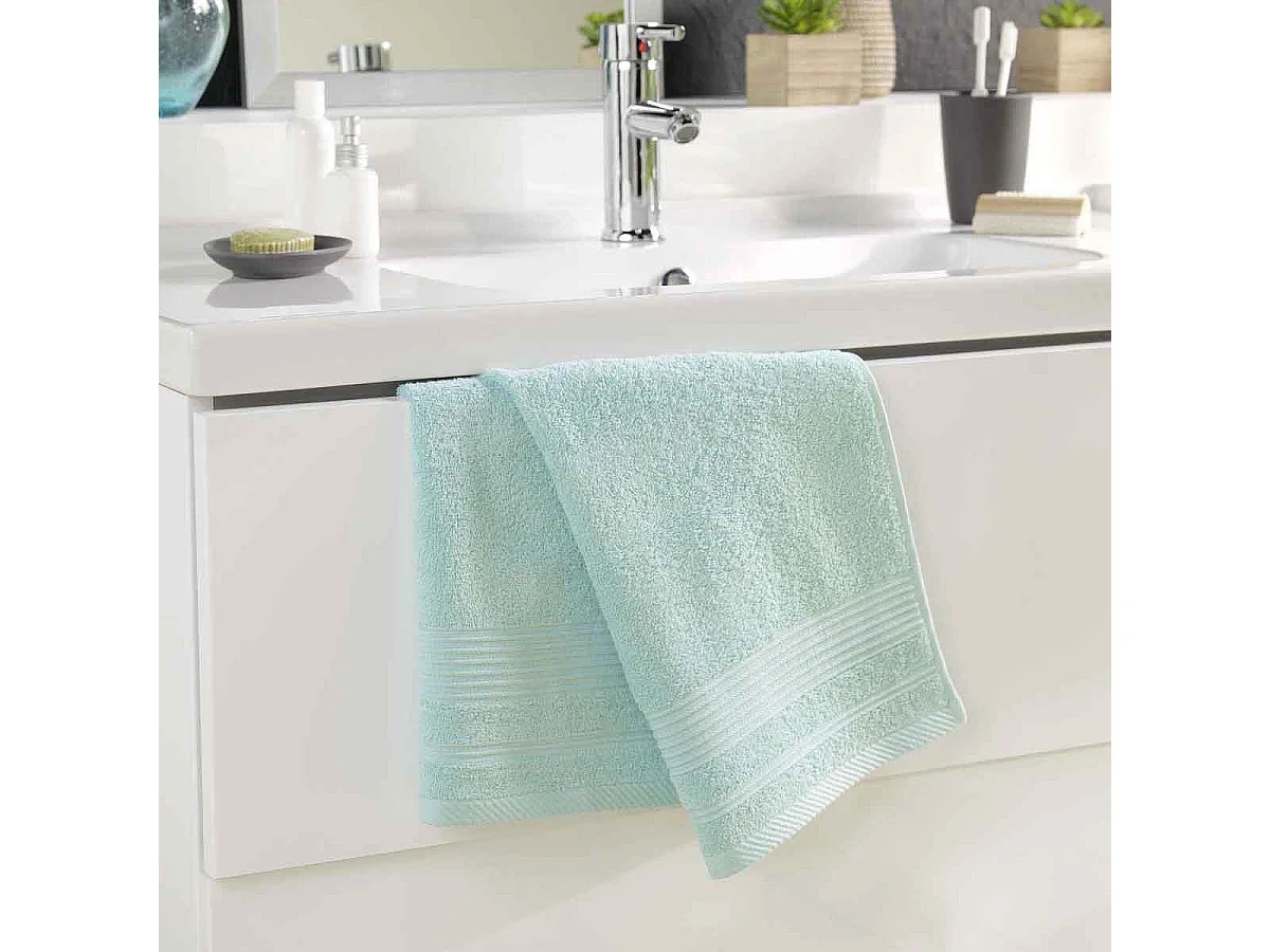 Serviette de Toilette "Tendresse" 50x90cm Céladon
