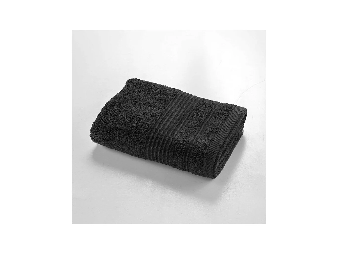 Serviette de Toilette "Tendresse" 50x90cm Noir
