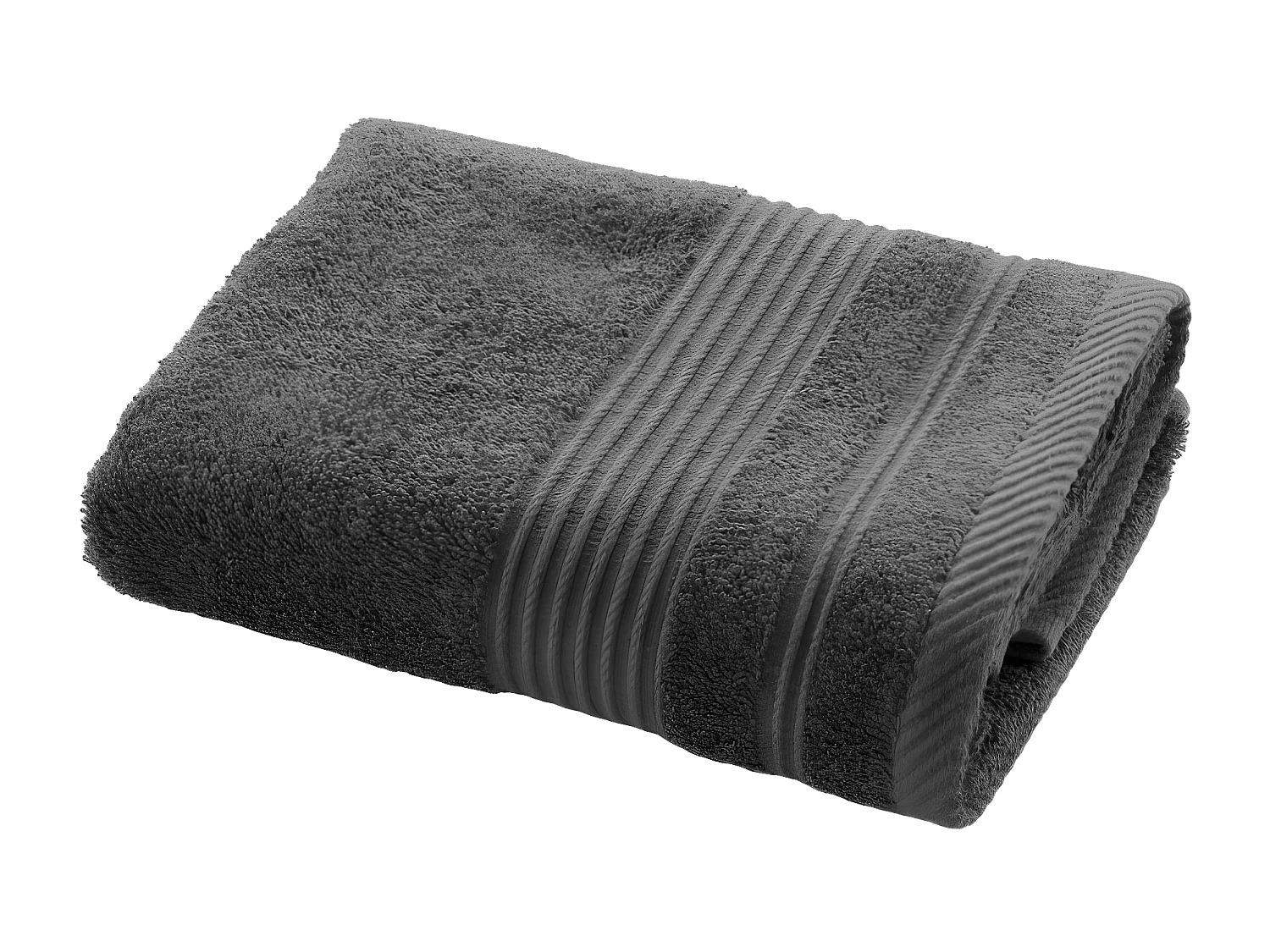 Serviette de Toilette "Tendresse" 50x90cm Anthracite