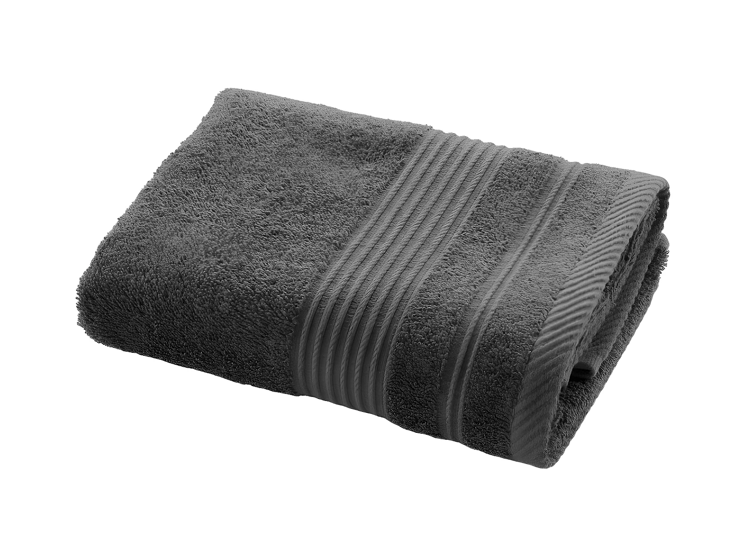 Serviette de Toilette "Tendresse" 50x90cm Anthracite