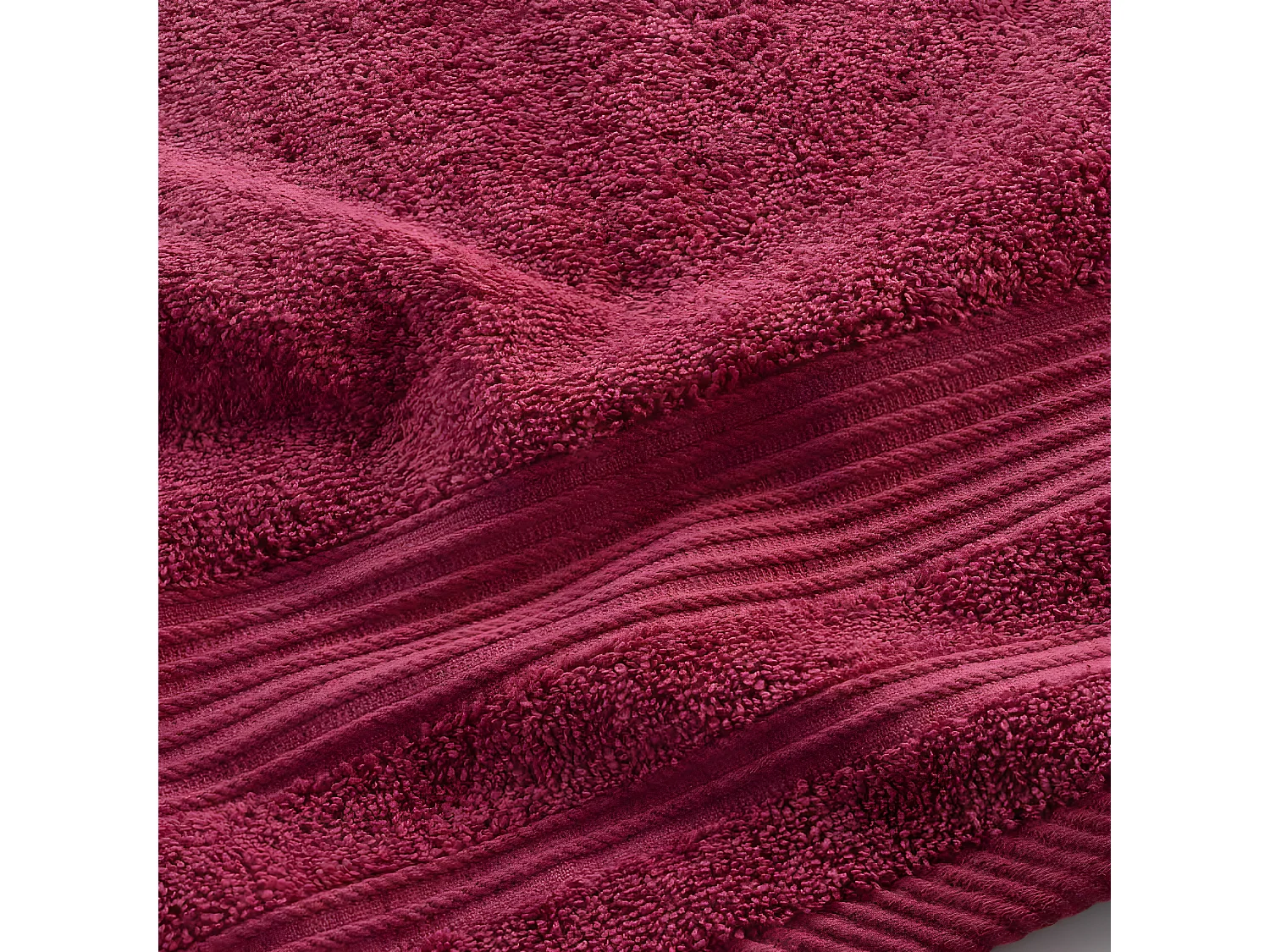 Serviette de Toilette "Tendresse" 50x90cm Rubis