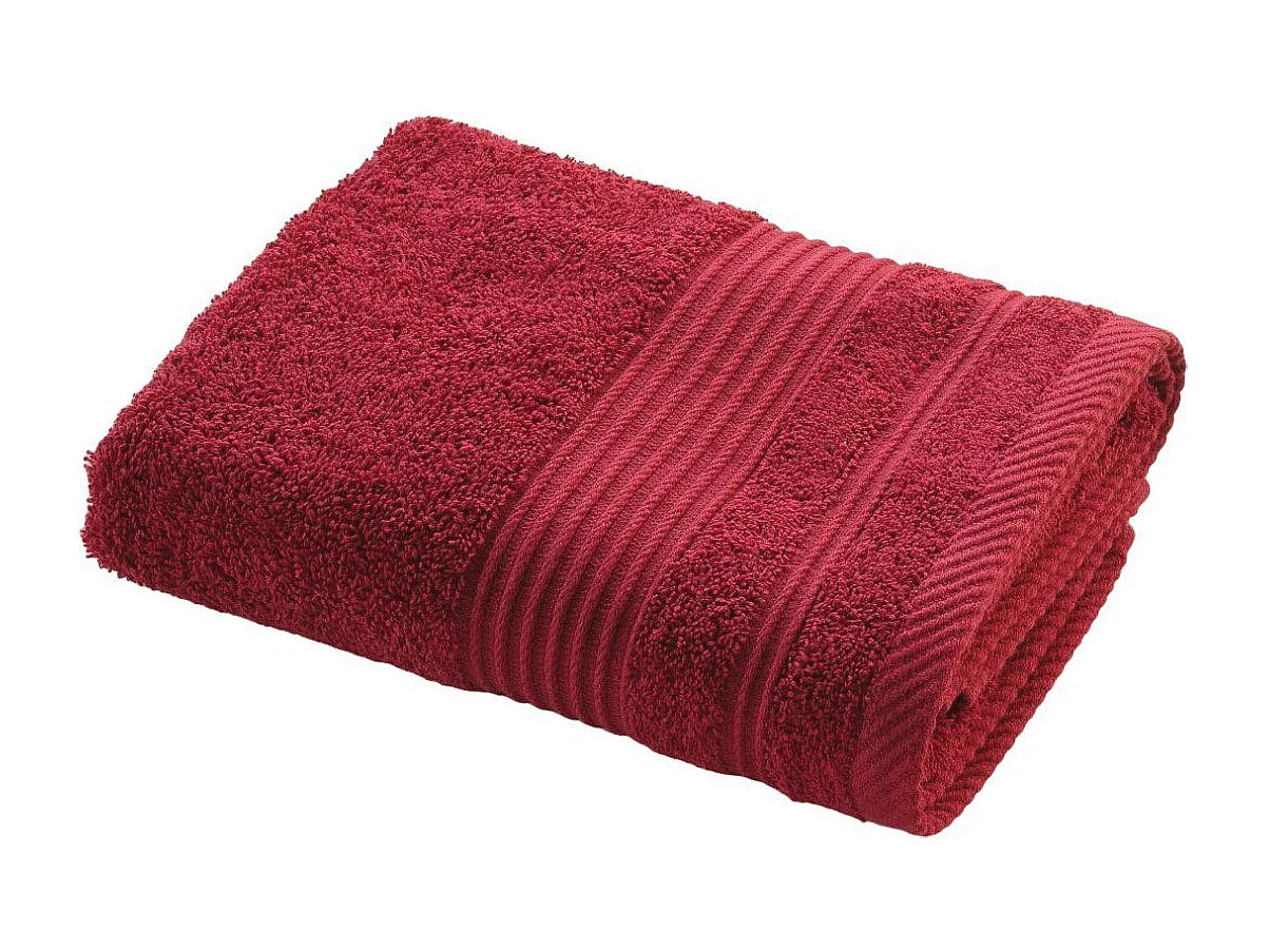 Serviette de Toilette "Tendresse" 50x90cm Rubis