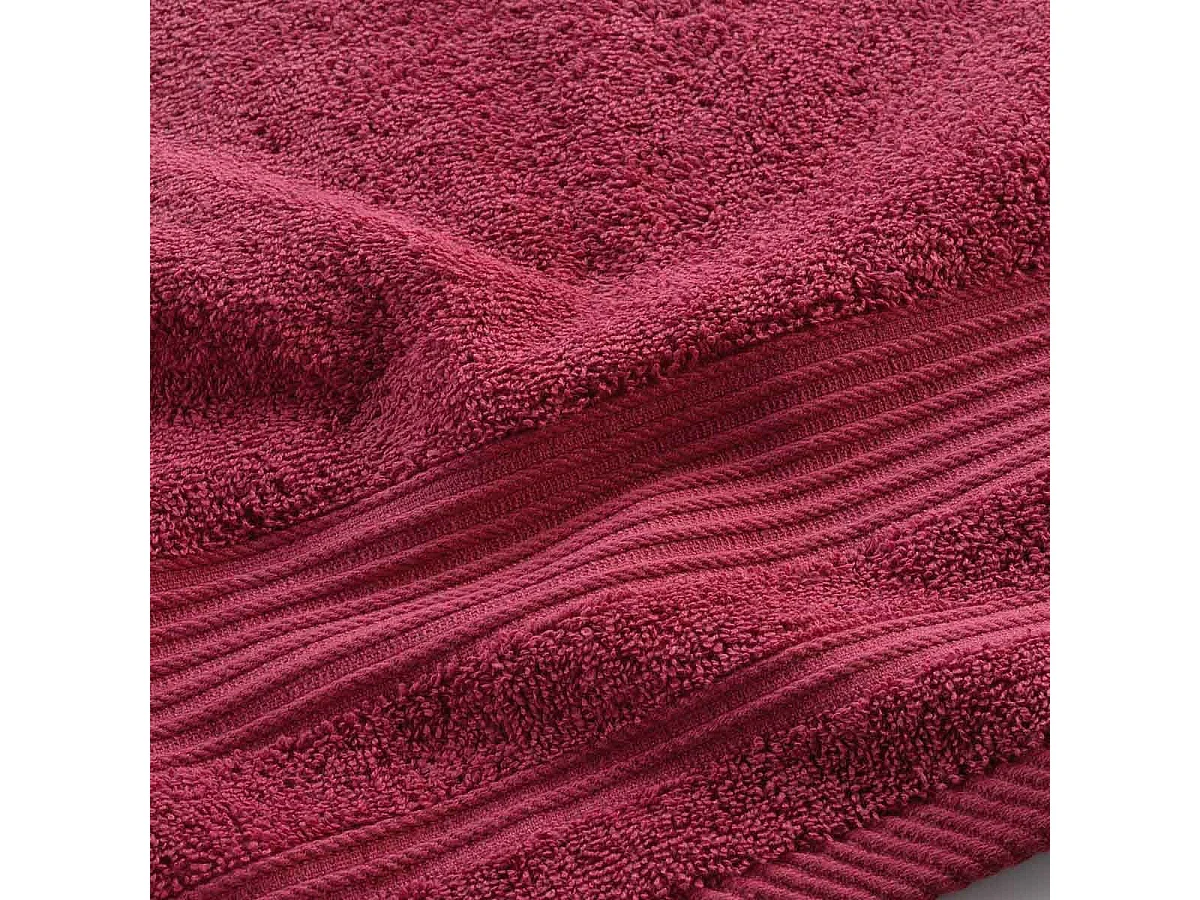 Serviette de Toilette "Tendresse" 50x90cm Rubis