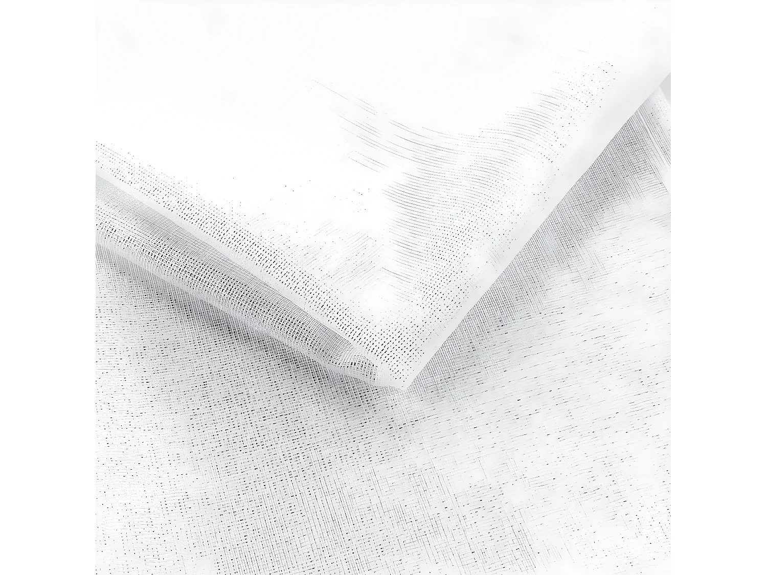 Lot de 3 Serviettes de Table "Silvery" 40x40cm Gris