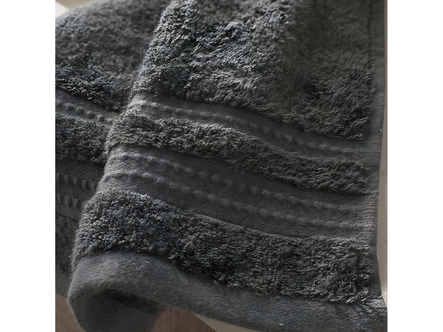 Serviette de Toilette "Excellence" 50x90cm Anthracite