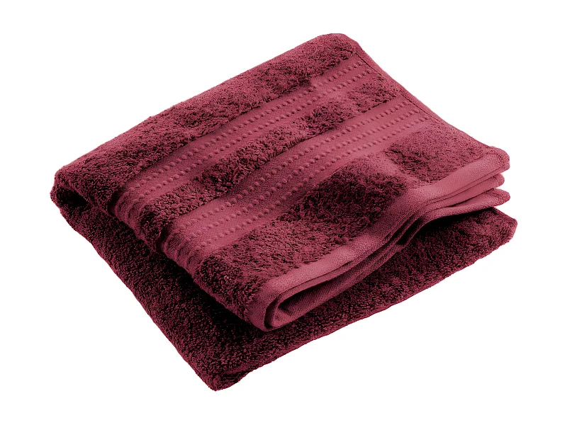 Serviette de Toilette "Excellence" 50x90cm Bordeaux