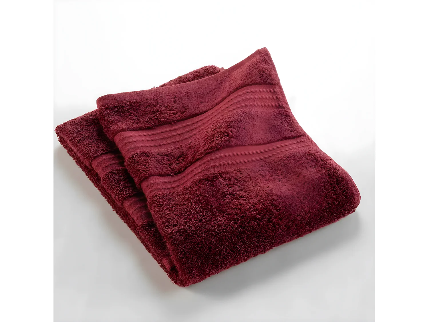 Serviette de Toilette "Excellence" 50x90cm Bordeaux