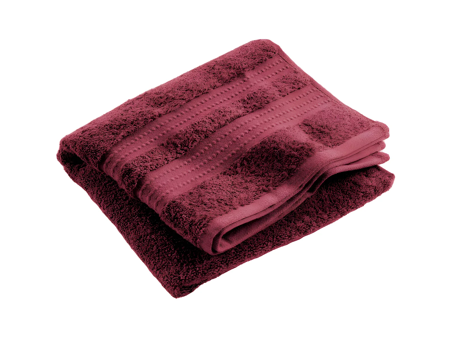 Serviette de Toilette "Excellence" 50x90cm Bordeaux
