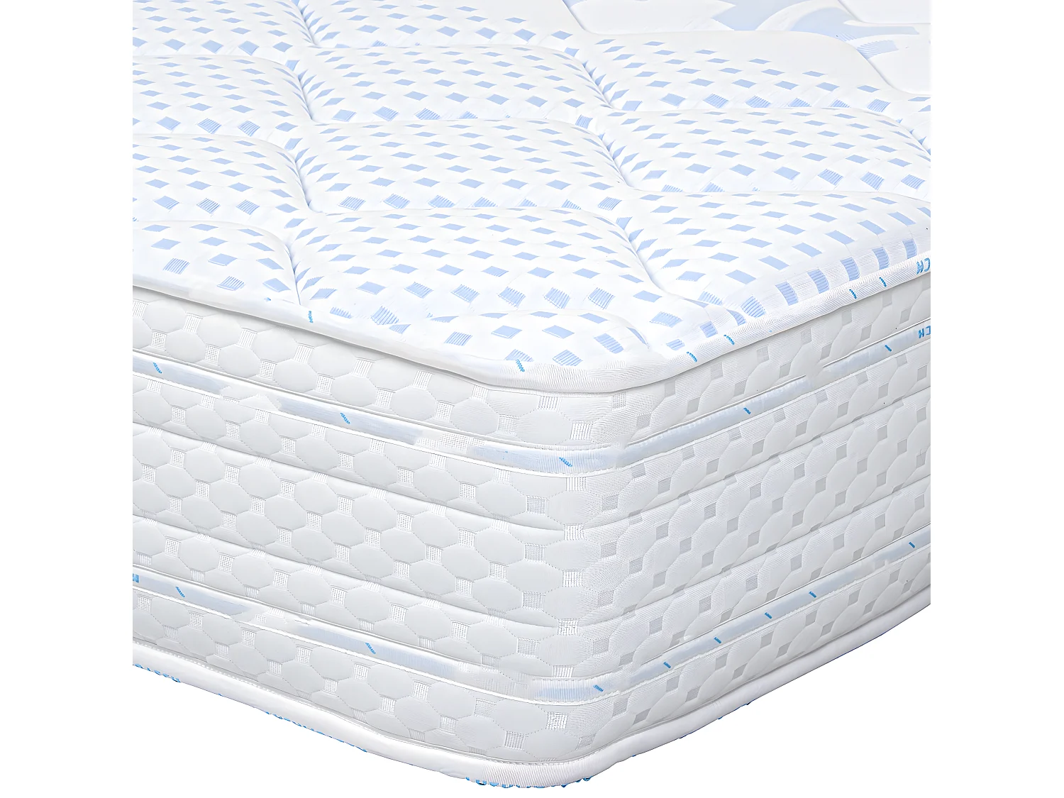 Matelas réversible ERIKA 90 x 190 cm, en mousse mémoire de forme , indépendance du couchage, ferme avec face été/hiver, épaisseur 24cm