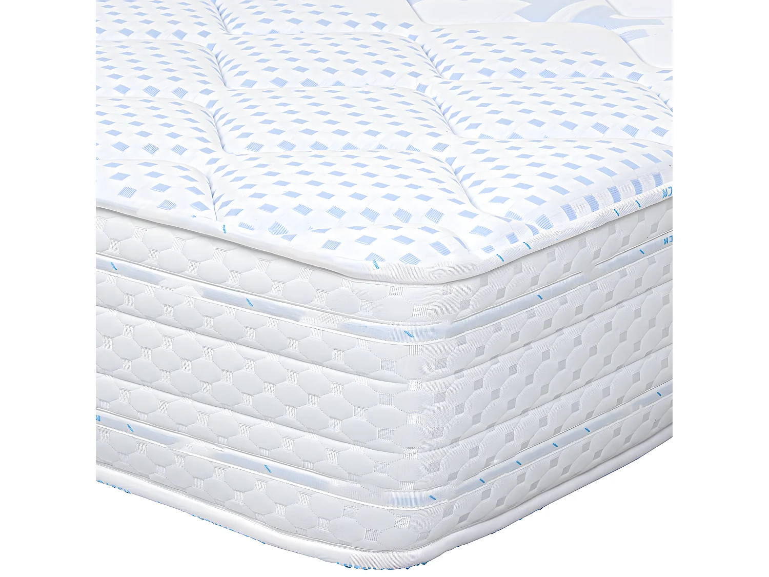 Matelas réversible NELA en mousse 90 x 190 cm, avec face été/hiver, mémoire de forme, ferme, indépendance du couchage - épaisseur 24 cm