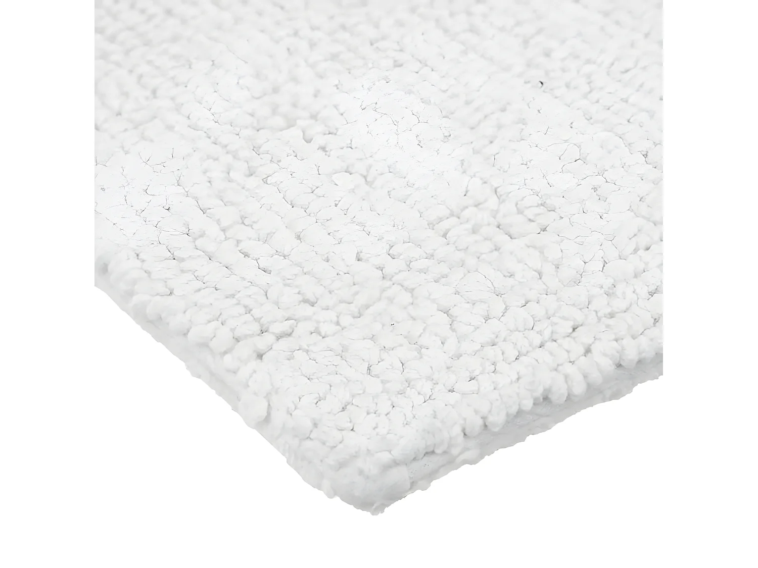 Tapis de Salle de Bain "Réversible" 50x80cm Blanc