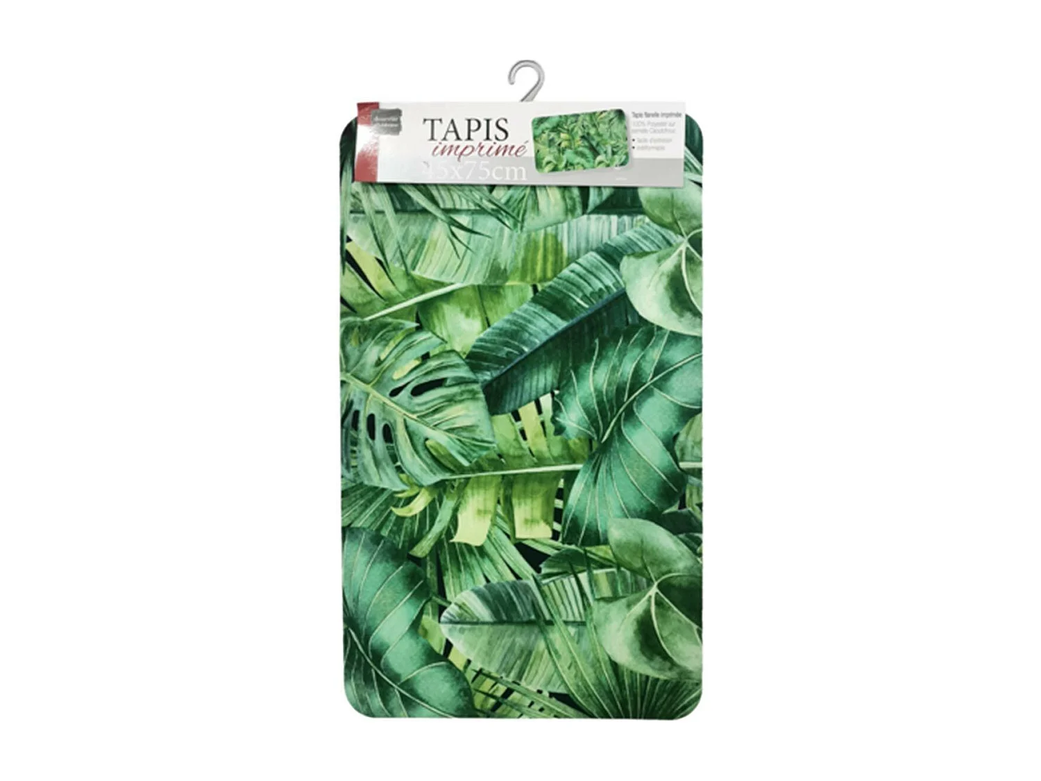 Tapis Imprimé "Adriana" 45x75cm Vert