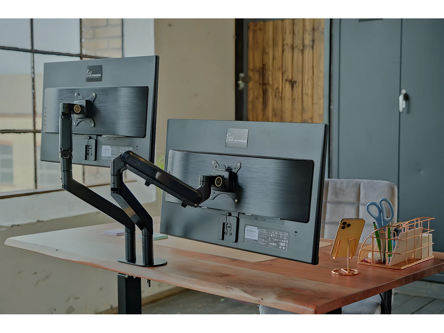 Mit - Nussbaum Dekor Holz - 180 x 90 cm - LORA