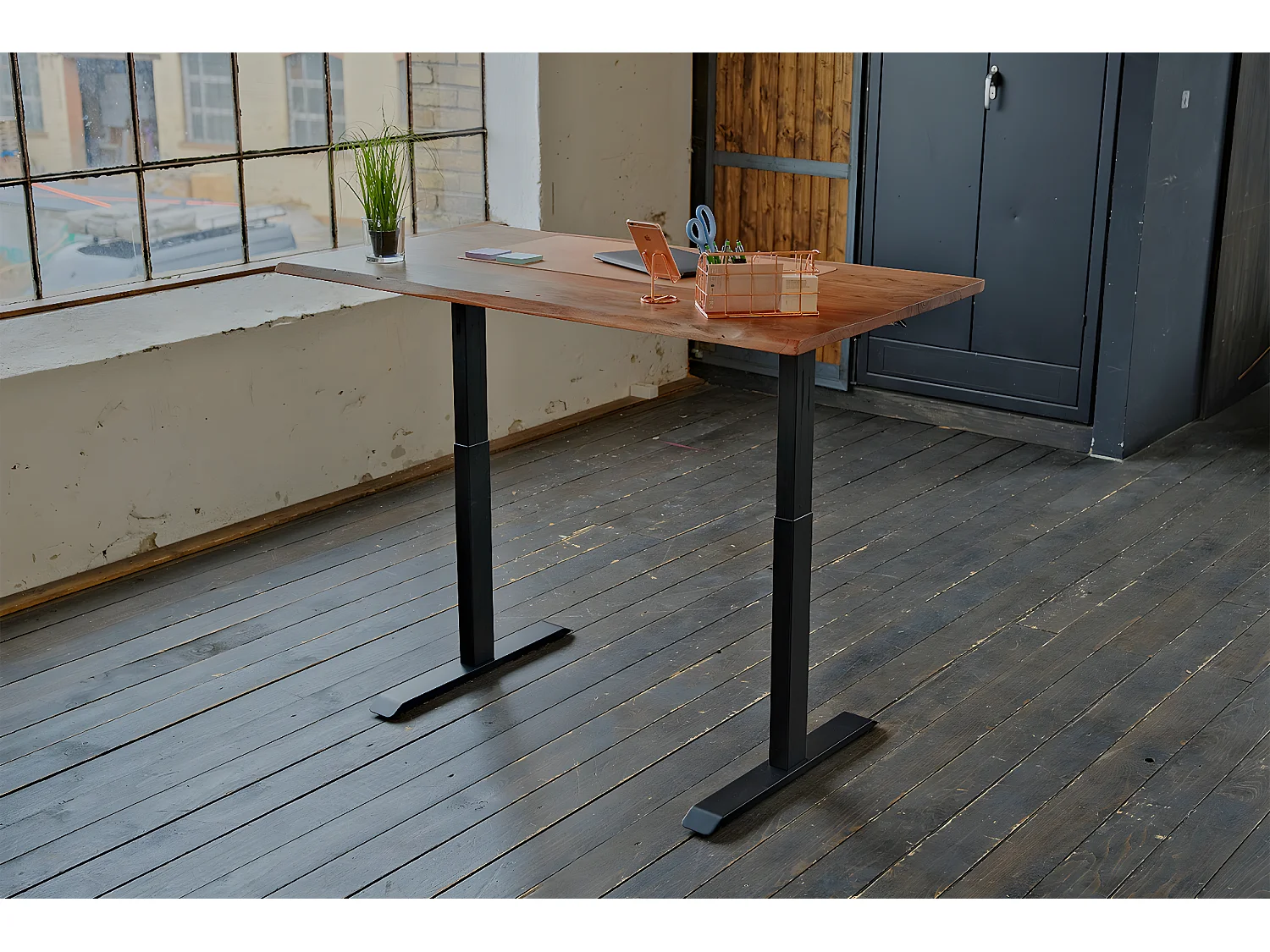 Mit - Nussbaum Dekor Holz - 180 x 90 cm - LORA