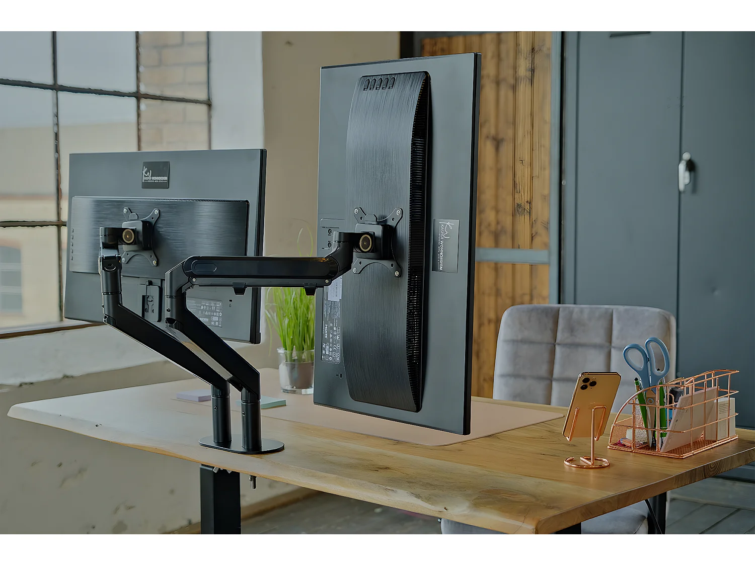 Bureau - Bois Bois - 120 x 80 cm - LORA