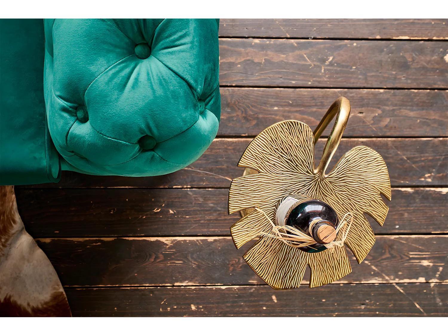 Fauteuil - Vert Velours - NARLA