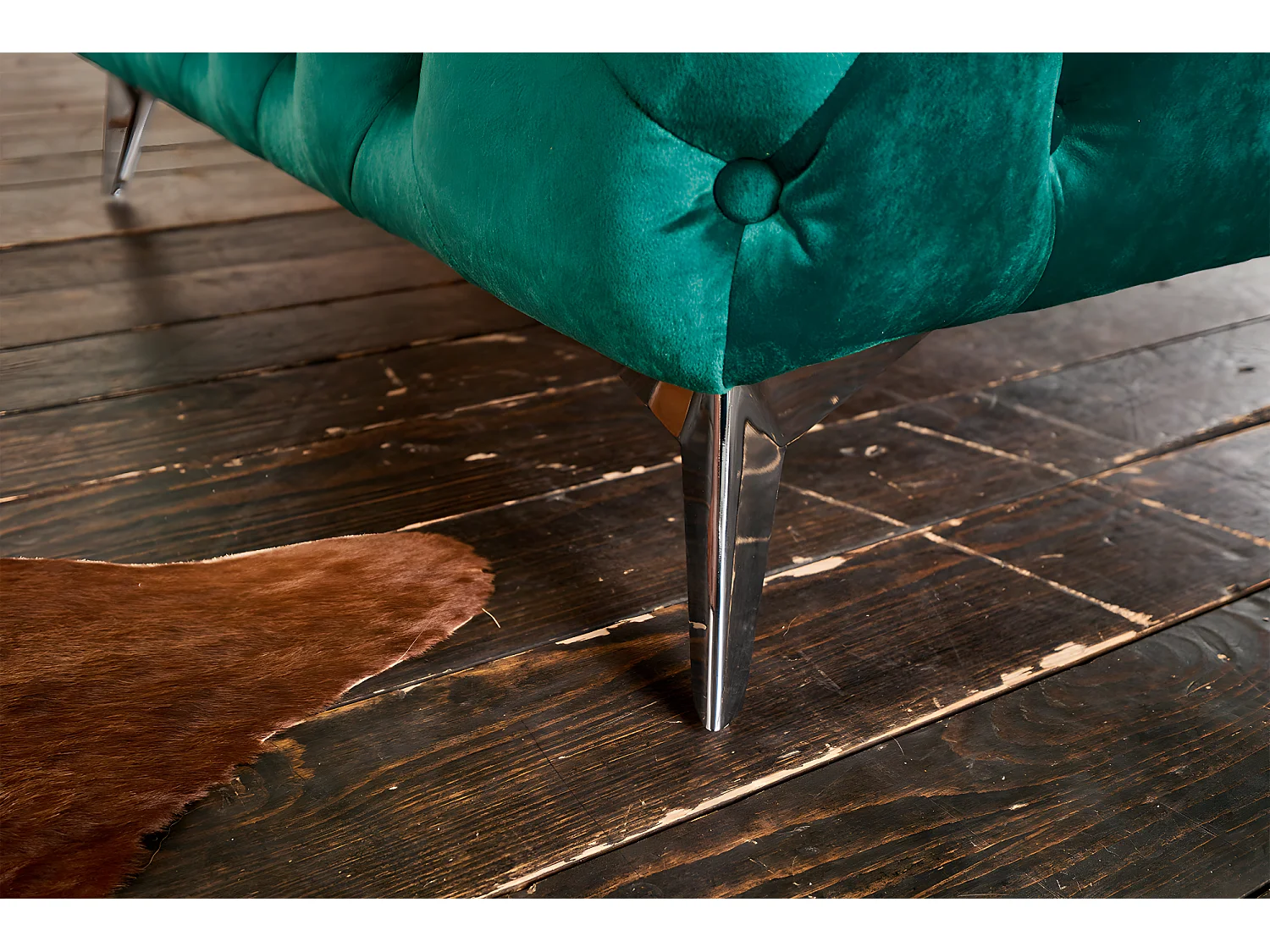 Fauteuil - Vert Velours - NARLA