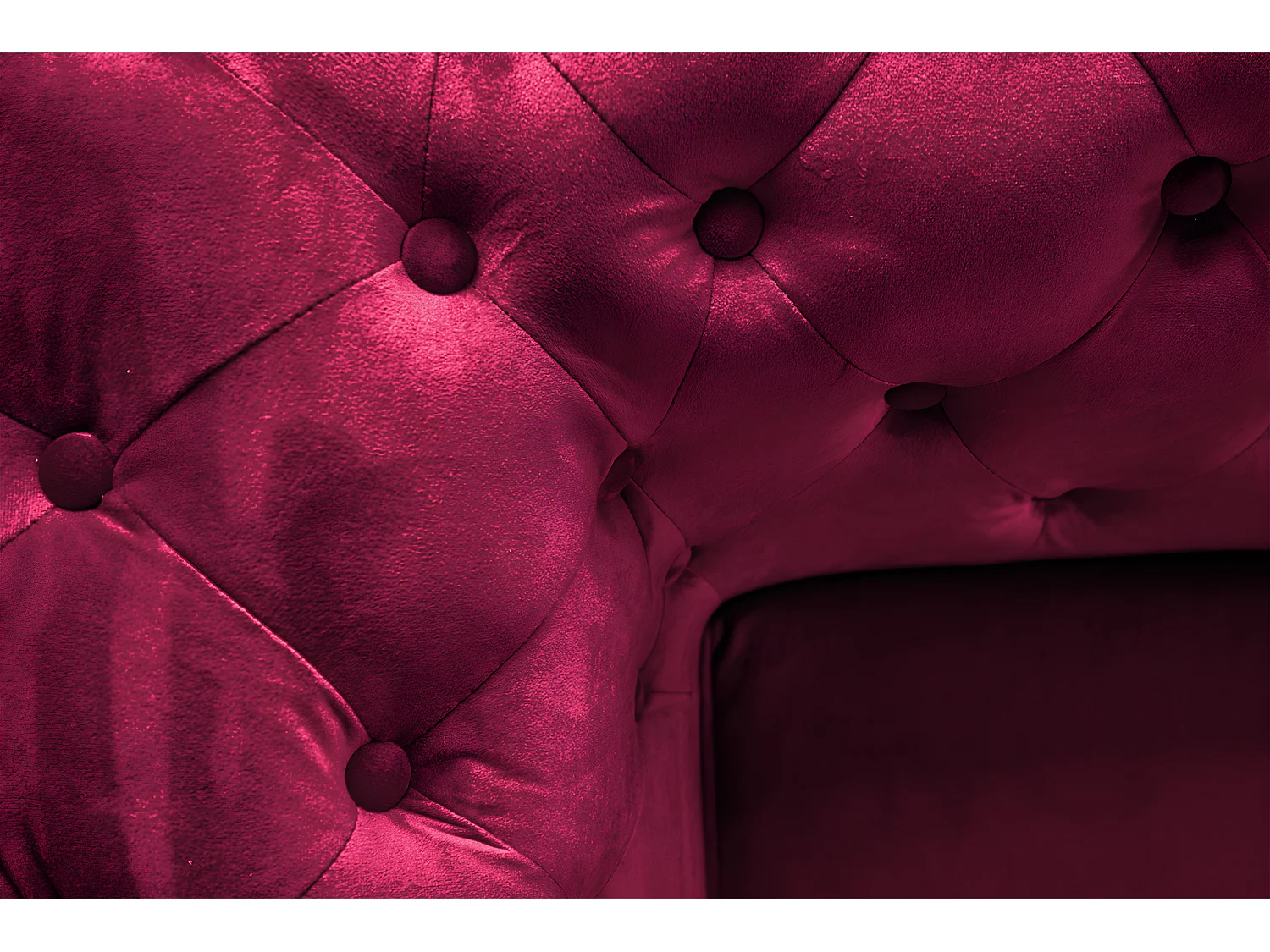 Sessel - Rot Velvet - NARLA