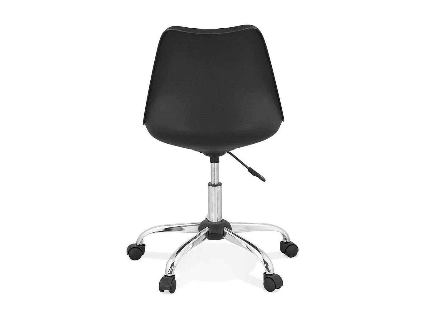 Chaise de Bureau Design "Amidon" 81cm Noir