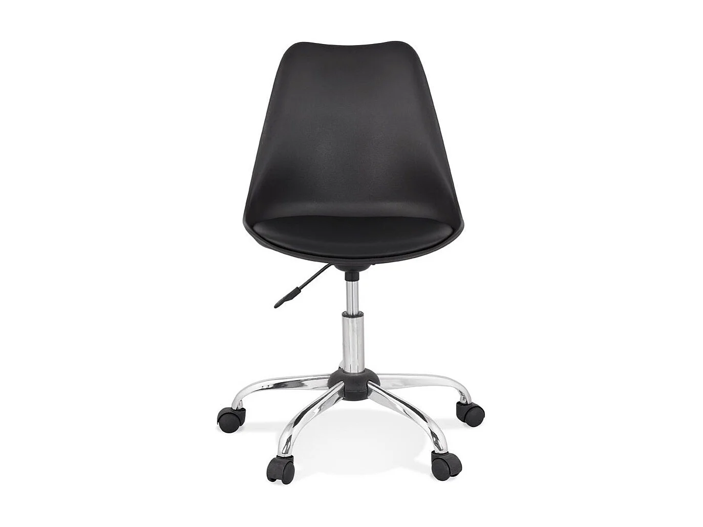 Chaise de Bureau Design "Amidon" 81cm Noir