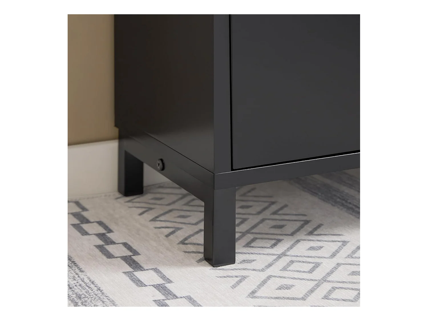 SoBuy Banc Chaussures, Rangement pour Chaussures, Armoire à Chaussures, Meuble d'entrée, Coffre avec 1 Abattants et 1 Coussin, Noir, L60xP24xH52 cm, FSR151-K-SCH